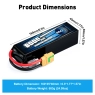 Аккумулятор B&C LiPo 14.8v 8000мАч 90C (4S, Softcase, разъём XT-90)