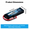 Аккумулятор LiPo B&C - 7.4v 5000мАч 50C (2S, Softcase, разъём T-Plug)