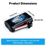 Аккумулятор Li-ion B&C 3000 mAh, 7,4V, 20C, SM-4P (для моделей MN)