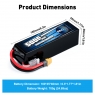 Аккумулятор B&C LiPo 5000 mAh 22.2V (6s), 90C, XT60, Soft case