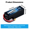 Аккумулятор B&C LiPo 10000 mAh 22.2V (6s), 90C, XT60, Soft case