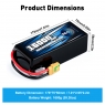 Аккумулятор B&C Lipo 16000 MAH 23.1V (6sHV) 120C, XT90S, Soft case