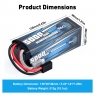 Аккумулятор LiPo B&C - 14.8v 5000мАч 50C (4S, Hardcase, разъём TRX)