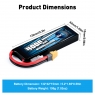 Аккумулятор Li-po B&C 4000 MAH 7.4V (2s) 50C, XT60, Soft case