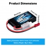 Аккумулятор LiPo B&C 500 MAH 7.4v (2s) 20С, JST, Soft case