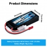 Аккумулятор Li-Po B&C 2000 mAh, 7,4V, 20C, JST
