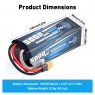 Аккумулятор LiPo B&C - 14.8v 5000мАч 50C (4S, Hardcase, разъём XT60)