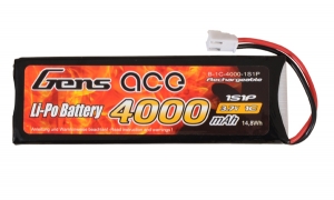 Аккумулятор Gens Ace 1S1P 6000 mAh 1C для Mikado VBar Control 05253