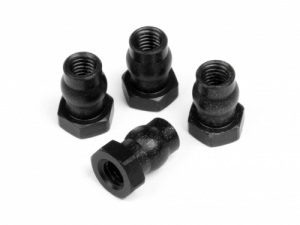 HPI Верхние опоры амортизаторов 4.8x8мм (Black/Hard Anodized/4шт)