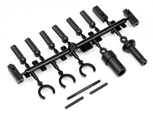 HPI Детали амортизаторов + наконечники - SHOCK PARTS / ROD END SET