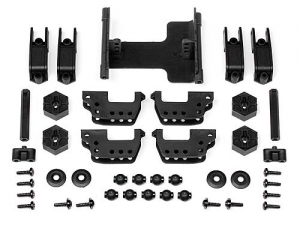 HPI Детали крепления тяг подвески (SERVO MOUNT/HIGH LINK BRACKET)