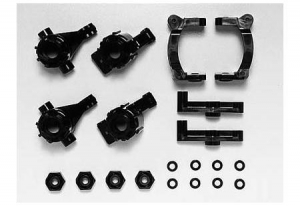 Tamiya Детали "B" - DF-02 B Parts (Ступицы, поворотные кулаки с держателем))
