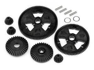 HPI Шестерни дифференциала и редуктора - SPUR GEAR / DIFF GEAR SET (75T/87T/48P)