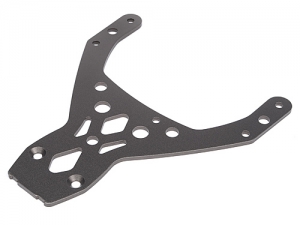 HPI Верхняя пластина шасси (перед) (GUNMETAL)
