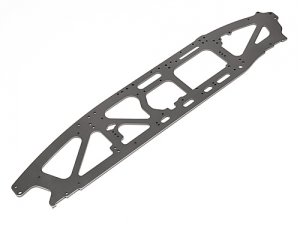 HPI Пластина шасси левая 4мм (5SC FLUX/GRAY) 1шт