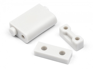 HPI Стойки крепления сервомашинки (WHITE)