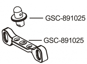 GS Racing CNC Front Upper Arm Holder