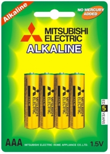 Батарейка MITSUBISHI AAA LR03G Alkaline (1 шт)