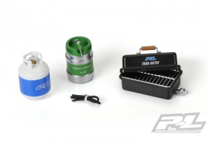 Proline Набор мастшабных аксессуаров #9 (Portable Gas Grill, Propane Bottle, Keg, Drink Cans, Gas Line)