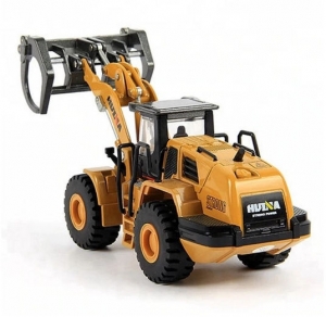 Металлический фронтальный погрузчик бревен Hui Na Toys 1:50 - HN1716