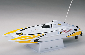 Aquacraft Mini Wildcat Catamaran 27Mhz (желтый)