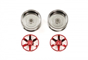 Tamiya Диски 1/10 - 6spk Red Whl 26мм Off+6 (2шт)
