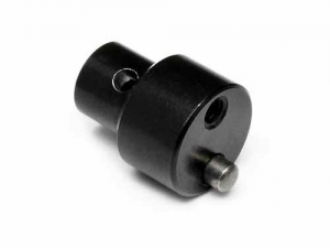 HPI ALUMINUM MOUNT AND RETAINER SET (BLACK)