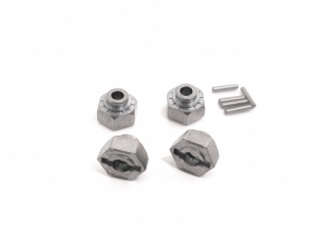 HPI Колесный адаптер HEX 12мм (SILVER) 4шт