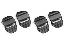 HPI Фиксаторы резиновые (BLACK/ 4шт)