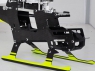 H0241-S Карбоновые шасси - Желтые Goblin 500