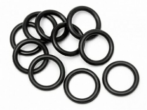 HPI Кольца силиконовые P10 (10X2MM/BLACK) 10шт