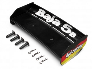 HPI Антикрыло 1/5 (BLACK/ BAJA 5) с крепежем
