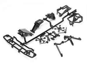 HPI Детали обвеса (REAR SKID PLATE/BUMPER SET)