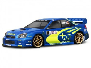 HPI Кузов ралли 1/10 - SUBARU IMPREZA WRC 2004 (200MM/ WB255MM) некрашеный