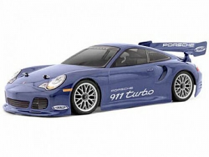 HPI Кузов туринг 1/10 - PORSCHE 911 TURBO (200MM) - некрашеный