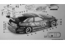 HPI Кузов туринг 1/10 - TOYOTA SOARER/LEXUS SC (200mm) некрашеный