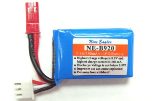 Nine Eagles Li-pol 7.4V 180mAh, 2s1p, JST