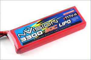 nVision 11.1V 3300mAh, 30C, 3s1p, Deans T-Plug