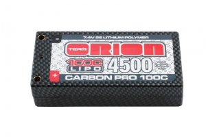 Team Orion 7.4V 4500mAh, 100C, 2s1p, Tubes T-Plug