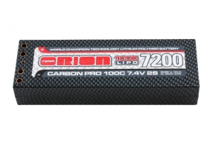 Team Orion 7.4V 7200mAh, 100C, 2s1p, Tubes Plug