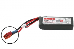 Team Orion Li-Po 11,1В(3S) 1600mah 50C SoftCase Deans plug with LED charge status