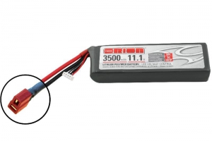 Team Orion Li-Po 11,1В(3S) 3500mah 50C SoftCase Deans plug with LED charge status