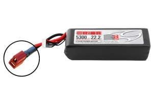 Team Orion Li-Po 22,2В(6S) 5300mah 50C SoftCase Deans plug with LED charge status