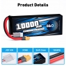 Аккумулятор Li-po B&C 10000 MAH 11.1V (3s) 90C, XT60, Soft case