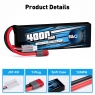 Аккумулятор Li-po B&C 4000 MAH 7.4V (2s) 50C, T-plug, Soft case