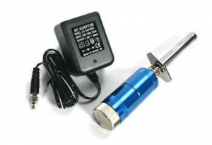 Team Magic Накал свечной алюминиевый с З/У (220v) BLUE (без аккум.)