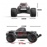 Радиоуправляемый монстр MJX Hyper Go Brushless 4WD 2.4G LED 1:10 (цвет черный) MJX-10208-V1-BLACK