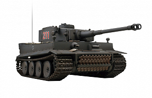 VSTank German Tiger I (серый) 2.4Ghz (ИК)