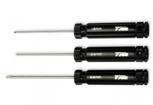 Team Magic Отвертки шестигранные - TM Black HC Metric Hex (1.5, 2.0 & 2.5mm) 3шт
