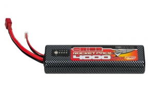 Team Orion Аккумулятор Rocket Pack V-Max LiPo 4000 55C Round (LED, 7.6V, 2S, Deans)
